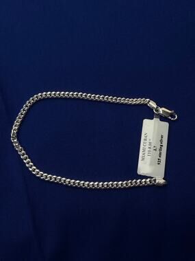 925 Italy Sterling Silver Miami Cuban Link Bracelet 3.8mm 8